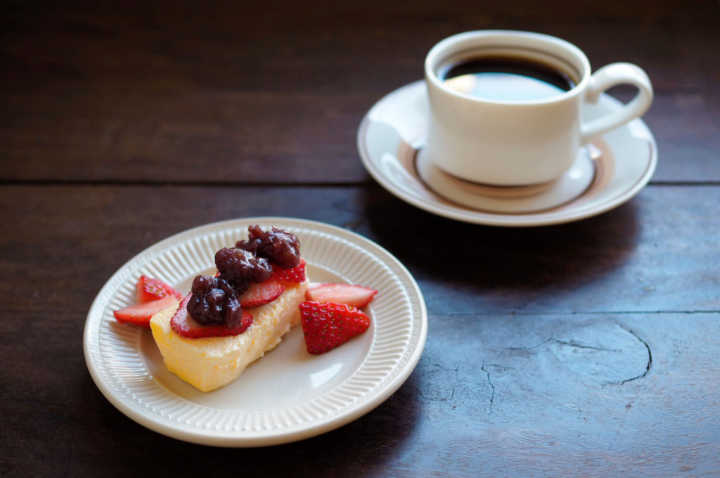 苺とあずきのチーズケーキ Pantry Coffee パントリー コーヒー